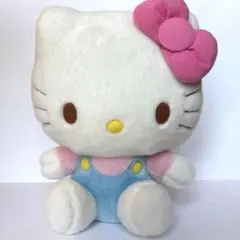 ハローキティ ぬいぐるみ オーバーオールスタイル 約30cm