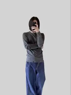 00s MELROSE Elbow Action Pleats Cutsew