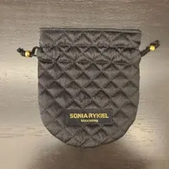 SONIA RYKIEL キルティング 巾着 ポーチ ブラックのサムネイル
