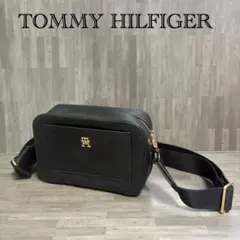 TOMMY HILFIGER ショルダー バッグ ブラック