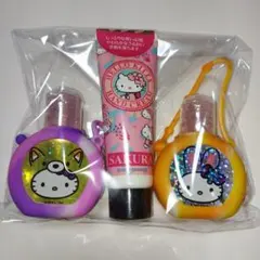 ハローキティ　ハンドジェル　ハンドクリームセット　３点