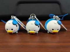 ディズニー　ツムツム　アーケード ドナルド 3種セット ストラップ