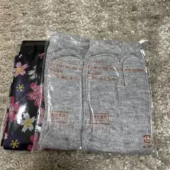 和風花柄ソックス3足セット