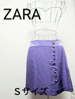 【ZARAタグ付き新品】スカート（光沢あり）