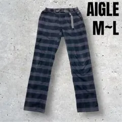 AIGLE エーグル 美品 イージーパンツ M L相当 クライミング チェック
