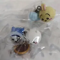 ちいかわ映画特典　めじるしアクセサリー　ちいかわ　ハチワレ　うさぎ　モモンガ