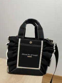 JILL by JILL STUART フリルトートバッグ 黒 ブラック