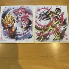 ドラゴンボールZ イラスト色紙 2枚セット