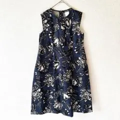 RED VALENTINO ボタニカル フクロウ　ノースリーブワンピース　38 RED VALENTINO ボタニカル フクロウ ノースリーブワンピース 38 - メルカリ