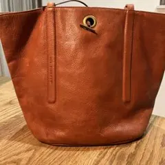 IL BISONTE ブラウン トートバッグ