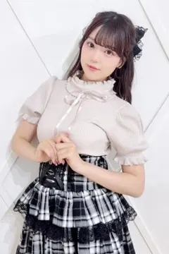 MARS マーズ ワントーンハートくり抜きテレコトップス ピンクのサムネイル