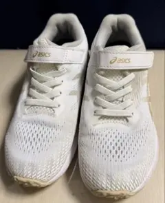 asics 19.5 白　スニーカー