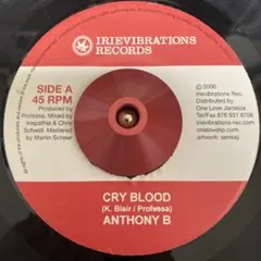 ANTHONY B - CRY BLOOD / FIGHT AGAINST