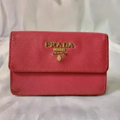 PRADA プラダ サフィアーノ 長財布 ピンク パスケース付 - メルカリ