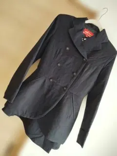 花柄総柄 ヴィンテージ 昭和レトロ バブリースーツダブルブレストセットアップM