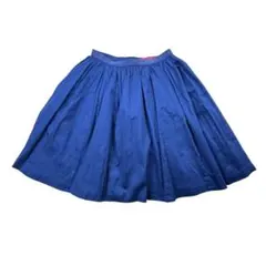 DOLLYGIRL ANNASUI 膝丈スカート　フレアスカート　青　S