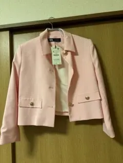 ZARA のピンクジャケットブレザー