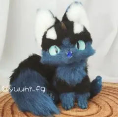 アートドール ぬいぐるみ 青ヒレの獣 ツリ目 - メルカリ