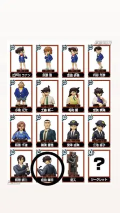 名探偵コナン　チョコエッグ6 ハイウェイの堕天使　松田陣平　警察学校組のサムネイル