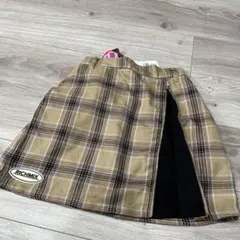 新品タグ付き チェック柄スカート 150cm