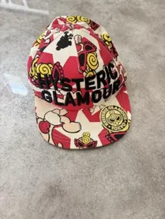 【新品未使用】ヒステリックミニ タイガース コラボ キャップ Lサイズ ピンク 新品未使用】ヒステリックミニ タイガース コラボ キャップ L