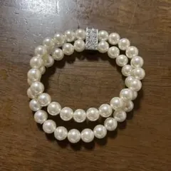 パール 2連ブレスレット