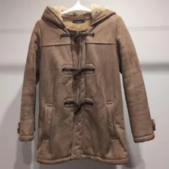 CiaoPanic フリースダッフルコート ブラウン