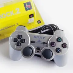 PS2 コントローラー デュアルショック2 サテンシルバー DUALSHOCK2