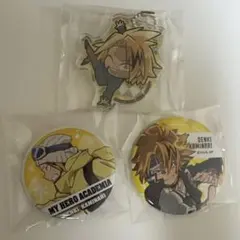 上鳴電気 ヒロアカ ぴたでふぉめ キーホルダー 缶バッジ 雪山