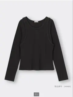 GU 2ピースタンクトップレイヤードT Mサイズ