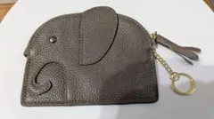 象型レザーコインケース ブラウン