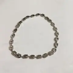 GIVENCHY ジバンシー Gロゴ スクエアチェーン ネックレス チョーカー