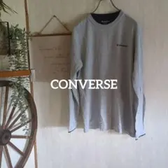 CONVERSE 長袖カットソー グレー メンズ Mサイズのサムネイル
