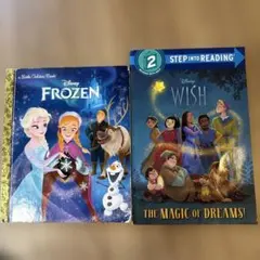 ディズニー 英語絵本 2冊セット アナと雪の女王 WISH