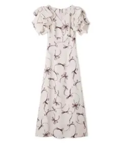 限定値下げ　snidel Sustainableリボンプリントワンピース