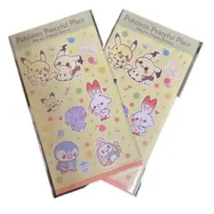 ポケモン　札用ポチ袋・お年玉袋　ポケピース柄　3枚入2セット　ポケットモンスター