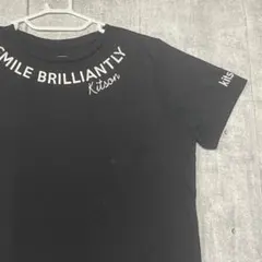 kitsonLA ブラック Tシャツ サラッとした上質素材 デカロゴ キットソンのサムネイル
