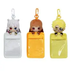 からぴち カラフルピーチ ぬいぐるみパスケース③ 全3種 どぬく えと たっつん