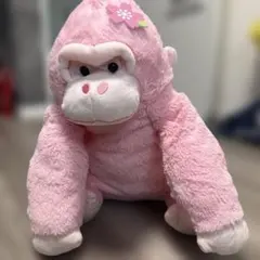 ト*ム様 ピンク ゴリラ ぬいぐるみ さくらモチーフ - メルカリ
