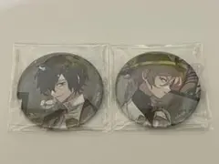 文豪ストレイドッグス　太宰治　中原中也　春河35イラスト 缶バッジ