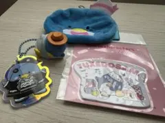 【サンリオ】タキシードサム　フィギュア、アクリルキーホルダー、ポーチセット