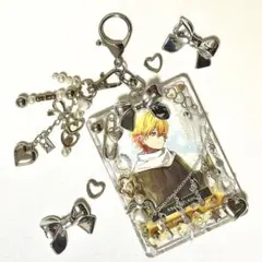硬質ケース トレカケース デコ レジン キーホルダー 訳あり品