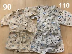 90㎝ 110㎝ 甚平２点セット