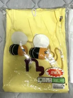ハチとデイジーアップリケカーテン 小窓用1枚組 ベルメゾン　子供部屋のサムネイル