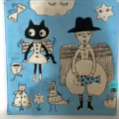 Atsuko Matano 羽根のあるもの　三重ガーゼハンカチ 新品のサムネイル