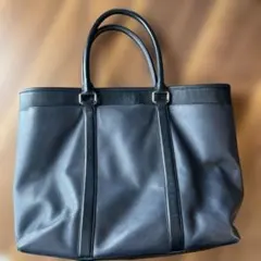 COACH 黒レザートートバッグ
