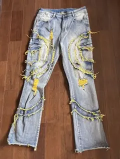 美品】HYSTERICSブーツカットダメージデニム archive hedi - メルカリ