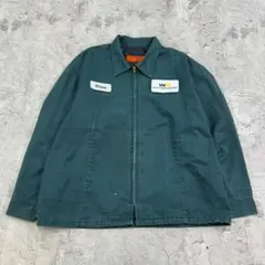 RED KAP　USA製　TALON 　ワークジャケット　古着　グリーン　XL