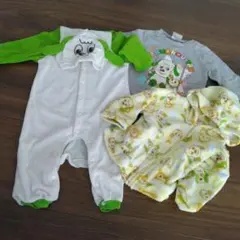 フリースロンパース・カバーオールセット