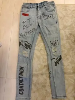 Ksubi グラフィックプリント デニムパンツ 30 - メルカリ